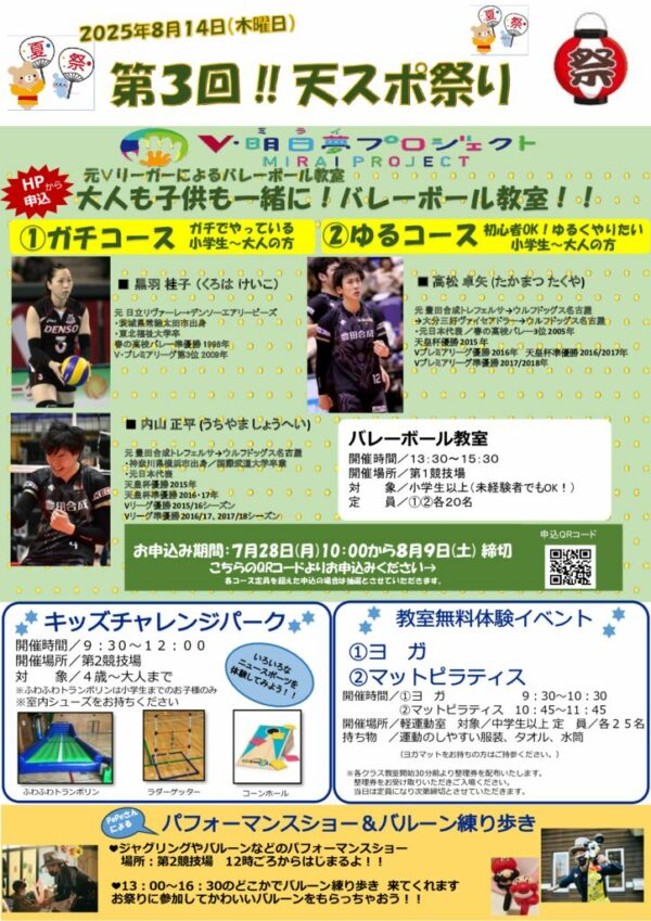 第3回天スポ祭りのサムネイル